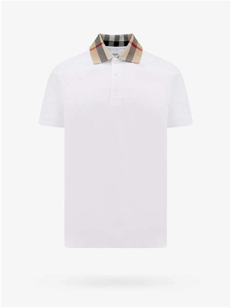 burberry white polo|burberry polo shirt sale uk.